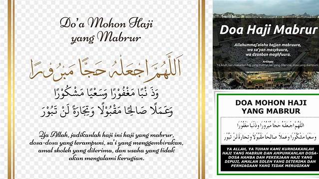 Doa Untuk Haji Mabrur