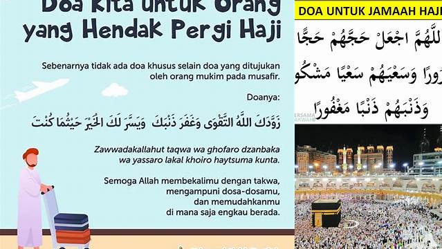 Doa Untuk Orang Berangkat Haji