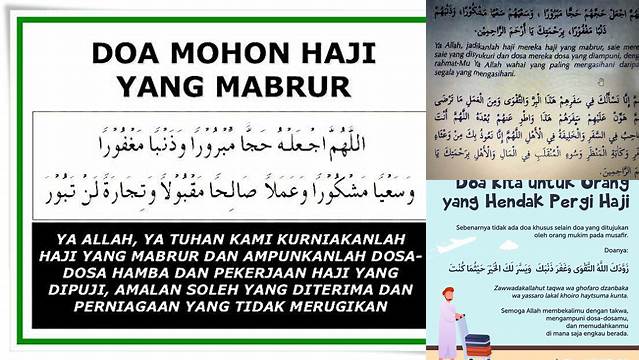 Doa Untuk Orang Haji