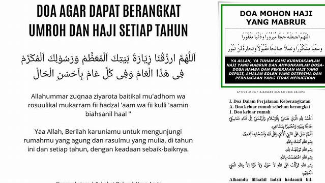 Doa Untuk Orang Haji Dan Umroh