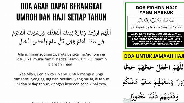 Doa Untuk Orang Naik Haji