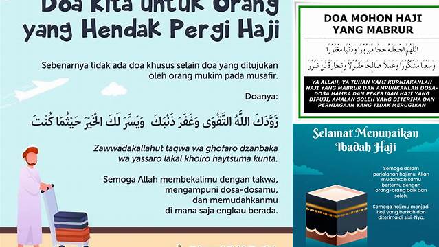 Doa Untuk Orang Pergi Haji