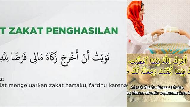 Doa Zakat Fitrah