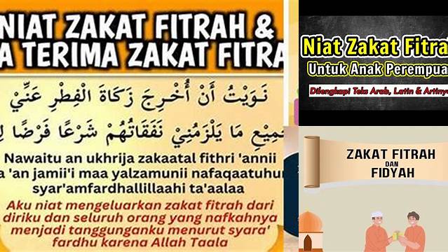 Doa Zakat Fitrah Anak Perempuan