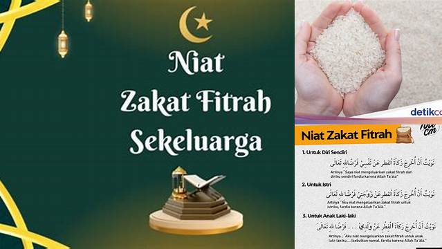 Doa Zakat Fitrah Sekeluarga