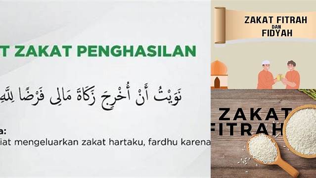 Doa Zakat Fitrah Untuk Diri Sendiri