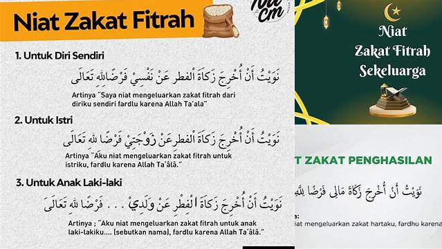 Doa Zakat Untuk Diri Sendiri