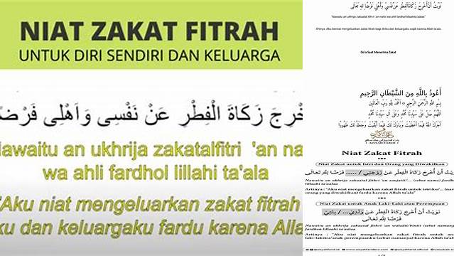 Doa Zakat Untuk Keluarga