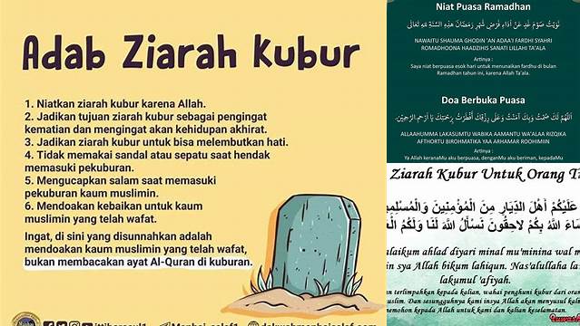 Ketahui 10 Hal Penting tentang doa ziarah kubur sebelum puasa jelang idul fitri