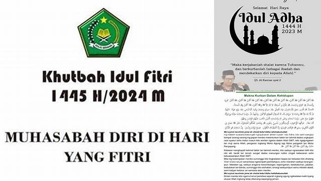 Download Khutbah Idul Adha 2024 Pdf