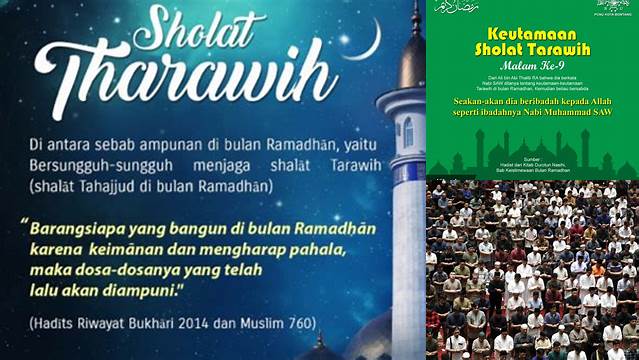 Fadhilah Sholat Tarawih Malam Ke 9