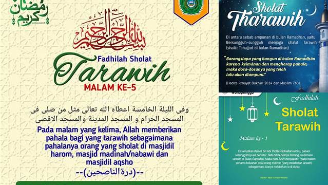 Fadilah Sholat Tarawih