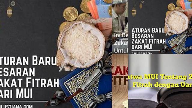 Fatwa Mui Tentang Zakat Fitrah