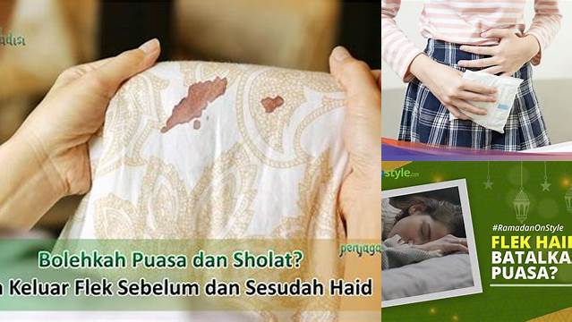 Flek Apakah Boleh Puasa