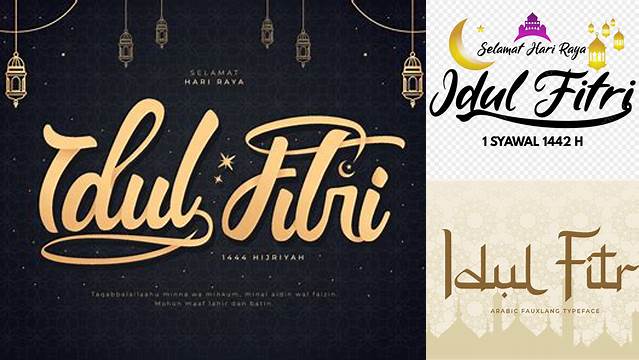 Font Idul Fitri