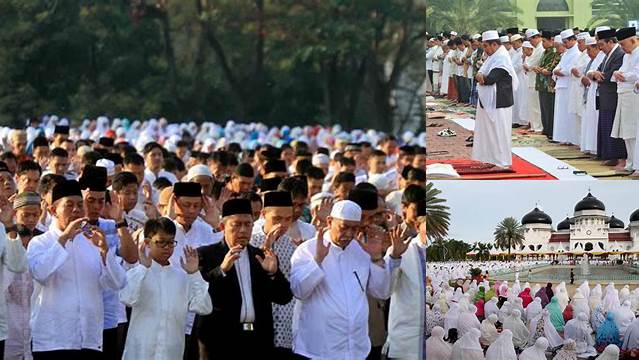 Foto Sholat Idul Adha