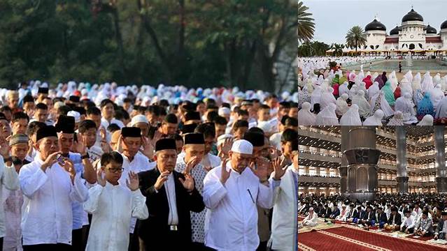 Foto Sholat Idul Fitri