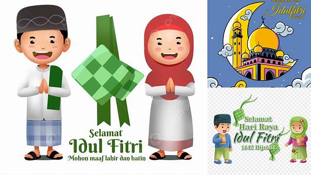 Gambar Kartun Idul Fitri