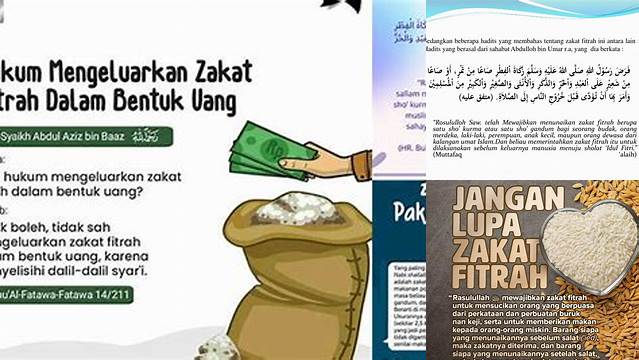 Hadits Hadits Tentang Zakat Fitrah