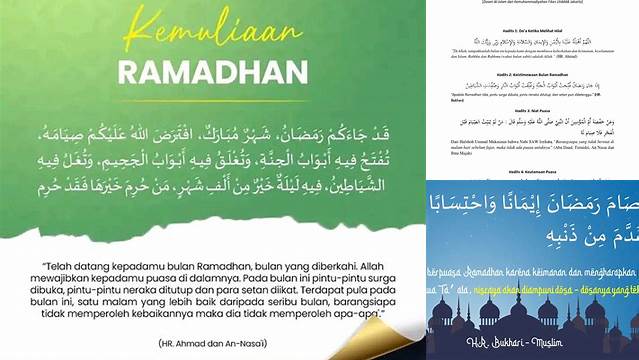 Hadits Keutamaan Puasa