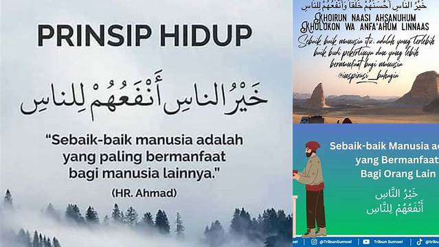 Temukan Manfaat Hadits Tentang Manusia yang Bermanfaat yang Jarang Diketahui