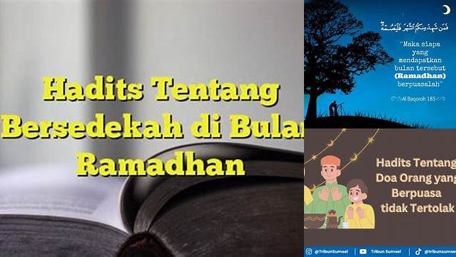 Hadits Tidak Berpuasa Di Bulan Ramadhan