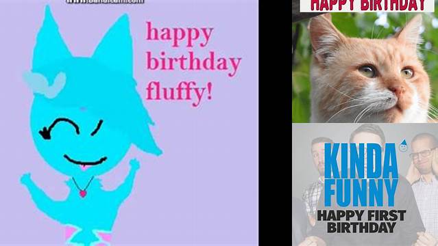 happy (kinda late) birthday fluffy! - YouTube