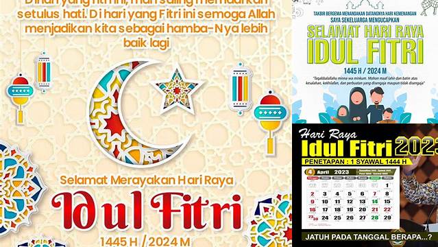 Hari Raya Idul Fitri 2024 Muhammadiyah