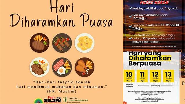 Hari Diharamkan Puasa