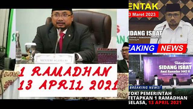 Hasil Sidang Isbat Puasa Ramadhan