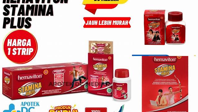 Temukan 7 Manfaat Hemaviton Stamina Plus yang Jarang Diketahui