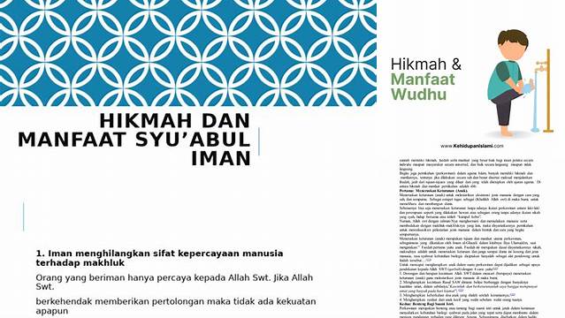 Temukan Hikmah & Manfaat yang Jarang Diketahui, Ayo Baca!
