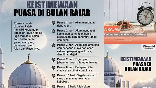 Hikmah Puasa Rajab