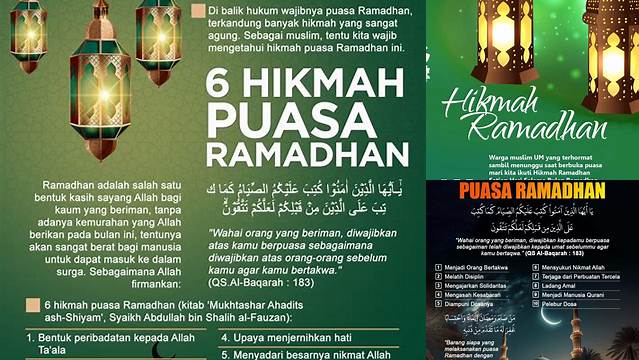 10 Hal Penting tentang hikmah ramadhan untuk bekal idul fitri