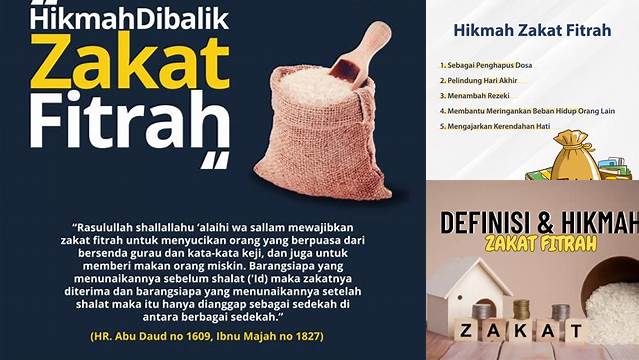 Hikmah Zakat Fitrah