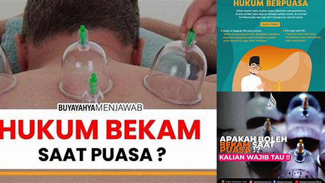 Hukum Bekam Saat Puasa