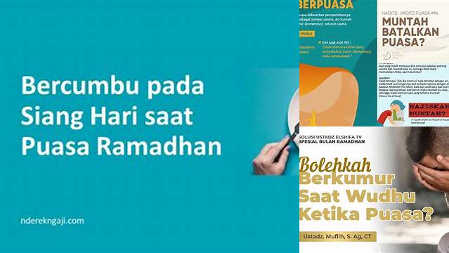 Hukum Bercumbu Saat Puasa