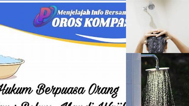 Hukum Berpuasa Belum Mandi Wajib