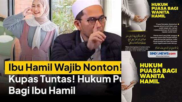 Hukum Ibu Hamil Tidak Puasa