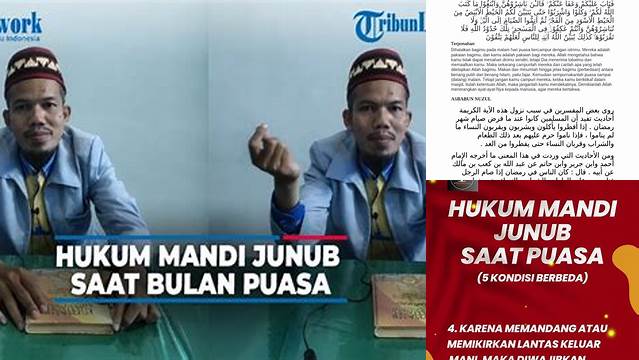 Hukum Junub Saat Puasa