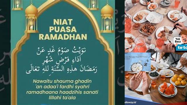 Hukum Lupa Baca Niat Puasa Sunnah