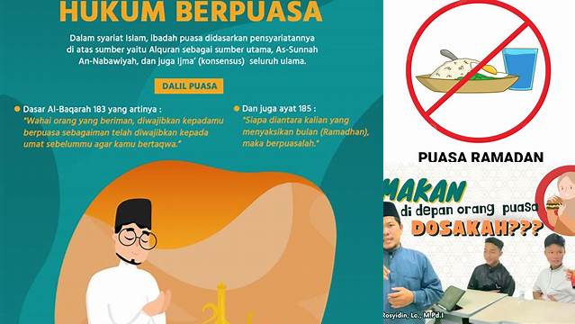 Hukum Makan Di Depan Orang Puasa