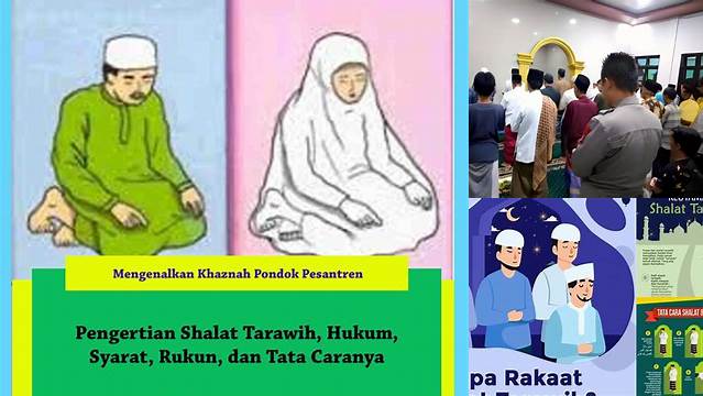 Ketahui 10 Hal Penting tentang hukum melaksanakan shalat tarawih menjelang idul fitri