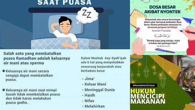 Hukum Mencontek Saat Puasa