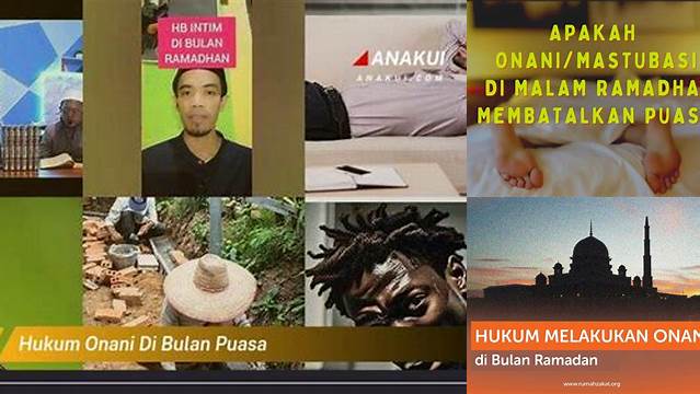 Ketahui 8 Hal Penting tentang hukum onani di bulan puasa agar Khusyuk Sambut Idul Fitri