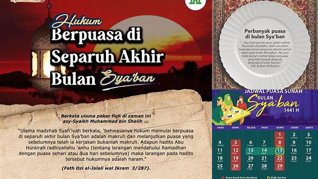 Hukum Puasa Di Bulan Sya Ban