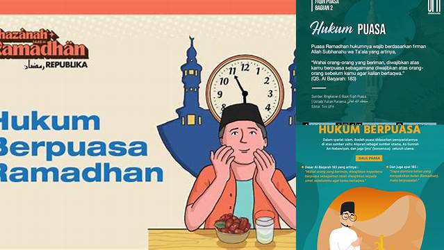 Inilah 9 Hal Penting tentang Hukum Puasa Ramadhan menjelang Idul Fitri