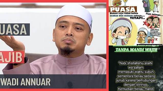 Hukum Puasa Tanpa Mandi Wajib