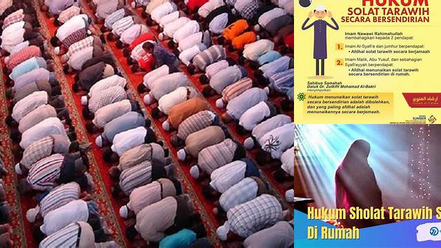 Ketahui 8 Hal Penting tentang hukum sholat tarawih menjelang idul fitri