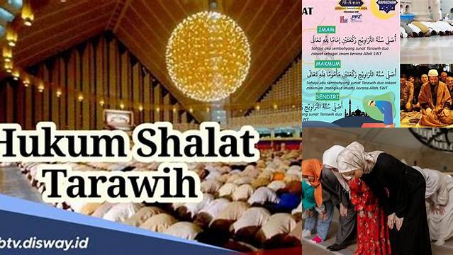 Ketahui 10 Hal Penting tentang hukum tidak shalat tarawih menjelang idul fitri agar tenang beribadah